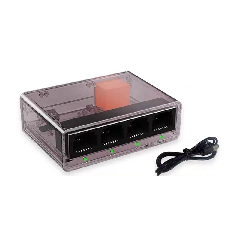 Super Sale 1000Mbps Network Switch 5 Ports RJ45 LAN Hub Adapter Full/Half Duplex Internet Splitter Ethernet Smart Switcher