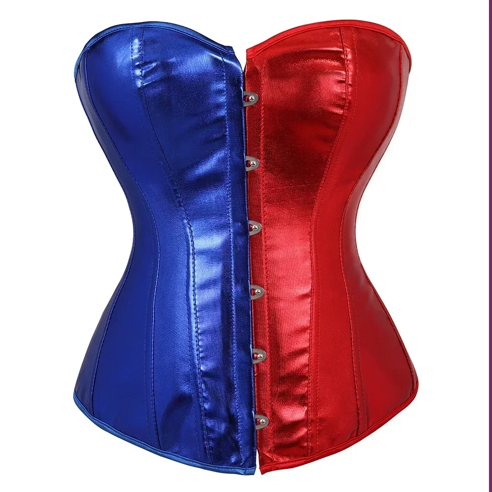 

Sexy Satin Gothic Corset Tops Women Korsett Corselet Brocade Vintage Style Bridal Burlesque Korset Victorian Bustier Plus Size