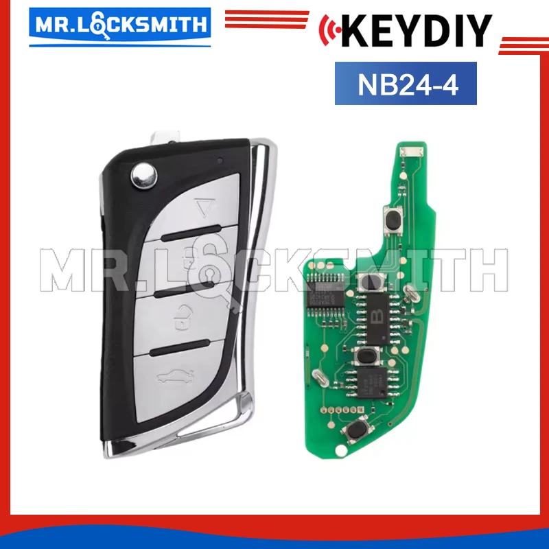 KEYDIY NB24-4 Universal 4 Button KD Remote Car Key Auto Multi-function For KD900 MINI/KD-X2/KD-MAX Programmer