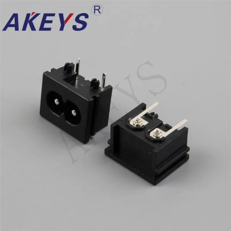 10 PCS AC-018A 10A 250V AC power socket with fuse and rocker switch for Water dispenser