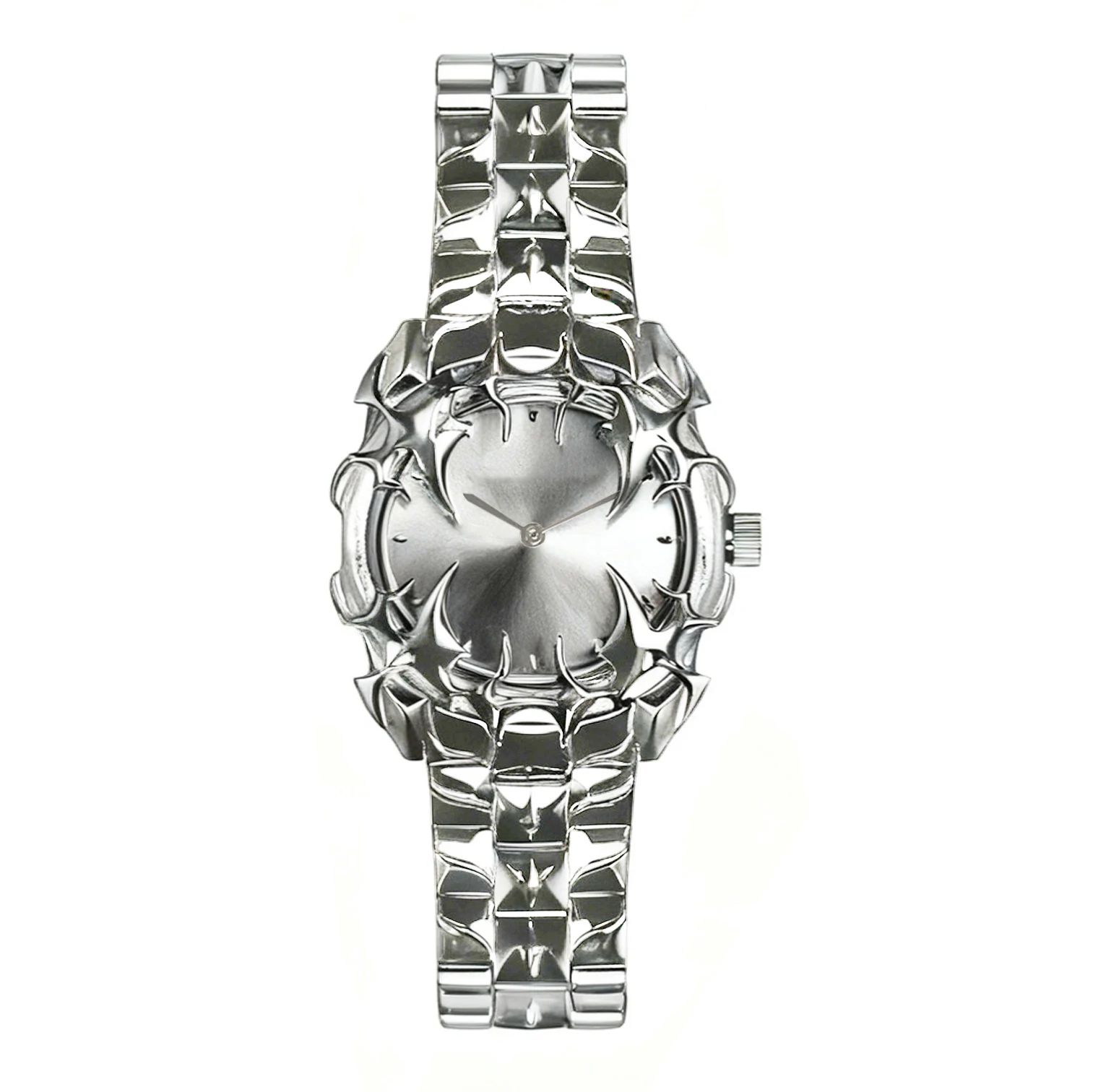 Men's Claw-Shaped Quartz Watch with Interchangeable Dials