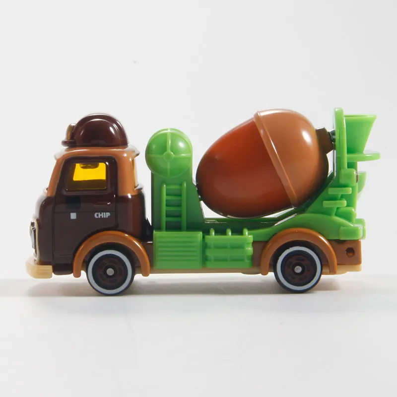 Original TAKARA TOMY Disney Motors DM-16 Chip 'n' Dale Concrete Mixer Truck Diecast Alloy Cement Truck with Rotating Drum Collec - view 3