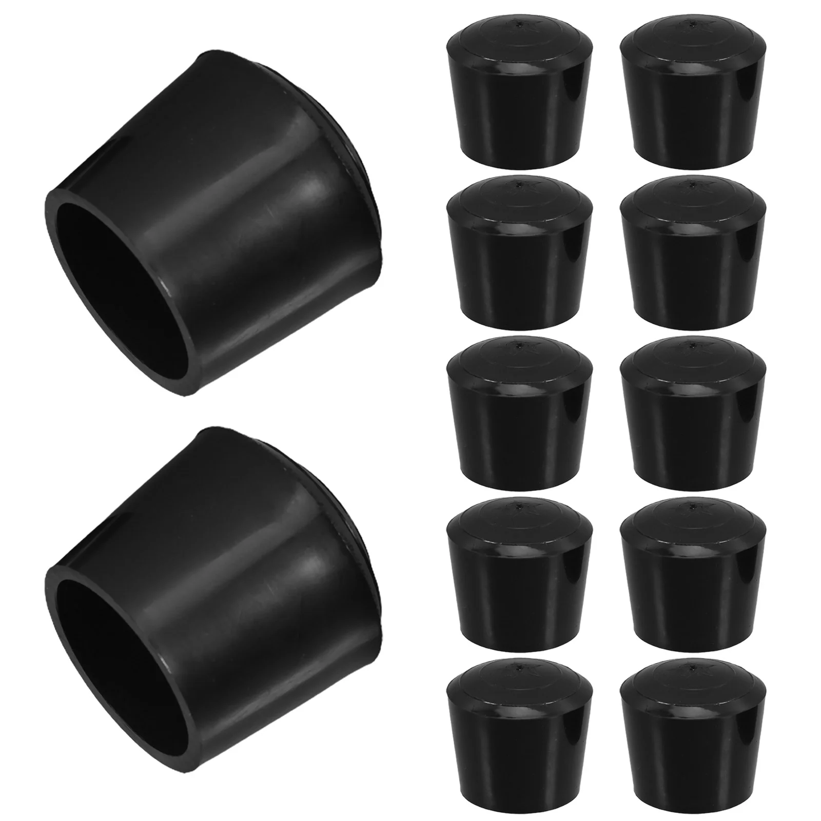 12 Uds. Tapas protectoras de goma para pies de silla, cubiertas antihundimiento, protectores de patas de mesa, reducción de ruido y arañazos en el suelo, fácil