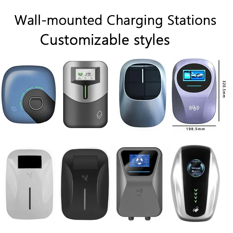 OEM Wall-mounted EV Charging Stations 7kW Wall Box Ev Charger 32A GBT EV Fast Charger Station for Electric Vehicle Car Charger