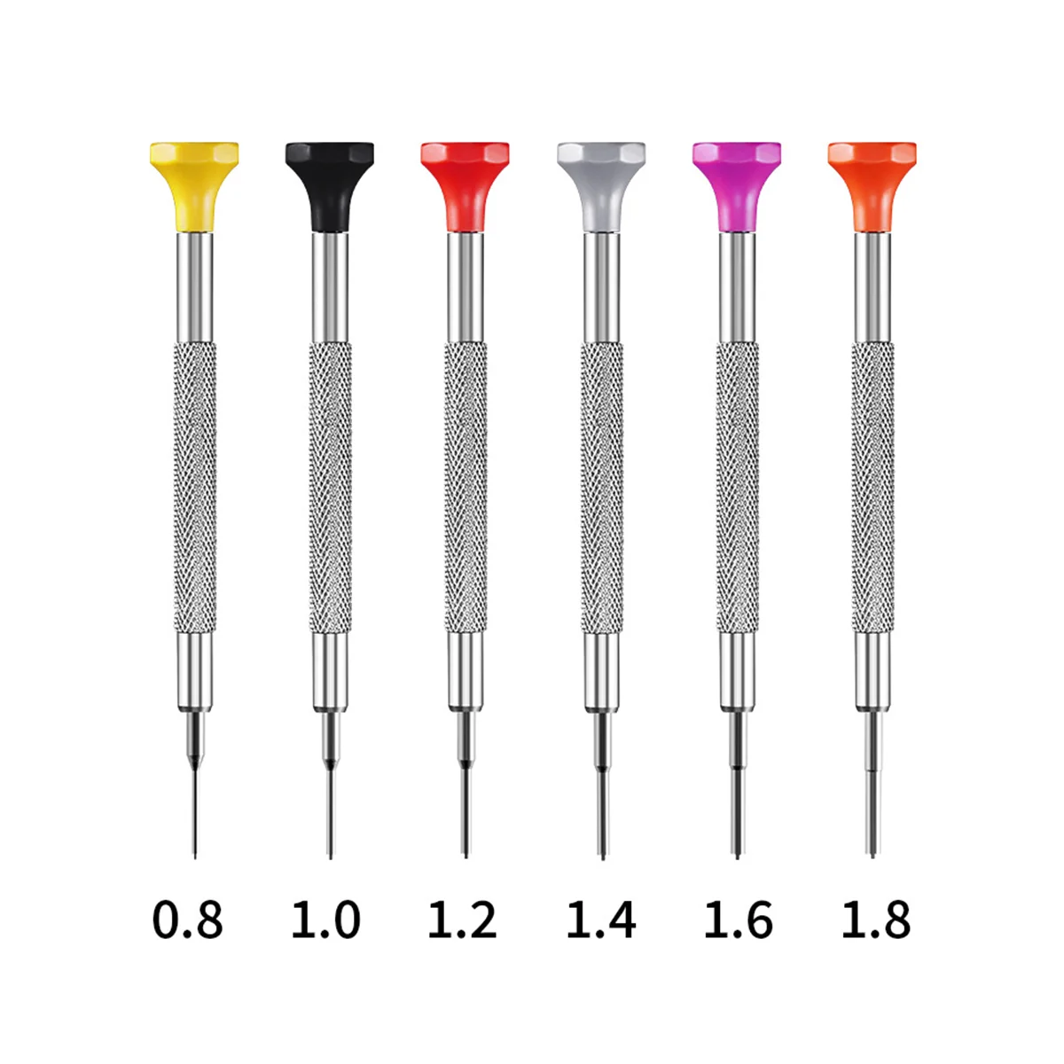 6PCS Precision Steel Screwdrivers Mobile Phone Watch Repair Tool Kit Strap Removal Cover Opener Flat Screwdriver Tools