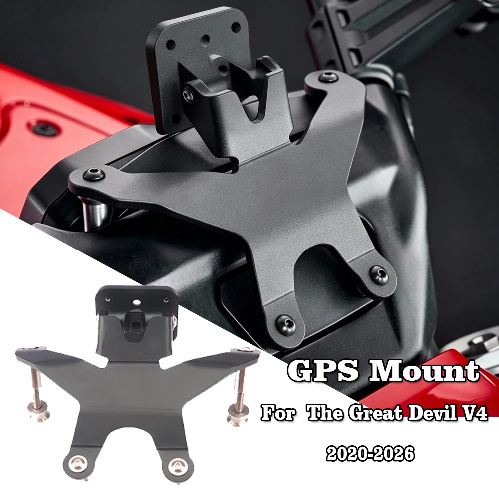 New Motorcycle For Ducati The Great Devil V4 Accessories instrument GPS Mount install Holder Navigation Bracket 2020 - 2026