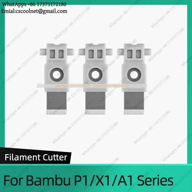 JS01 Replacement Filament Cutter Blades for Bambu Lab X1 X1C P1S P1P A1 A1 Mini H2D 3D Printer Spare Parts Accessories