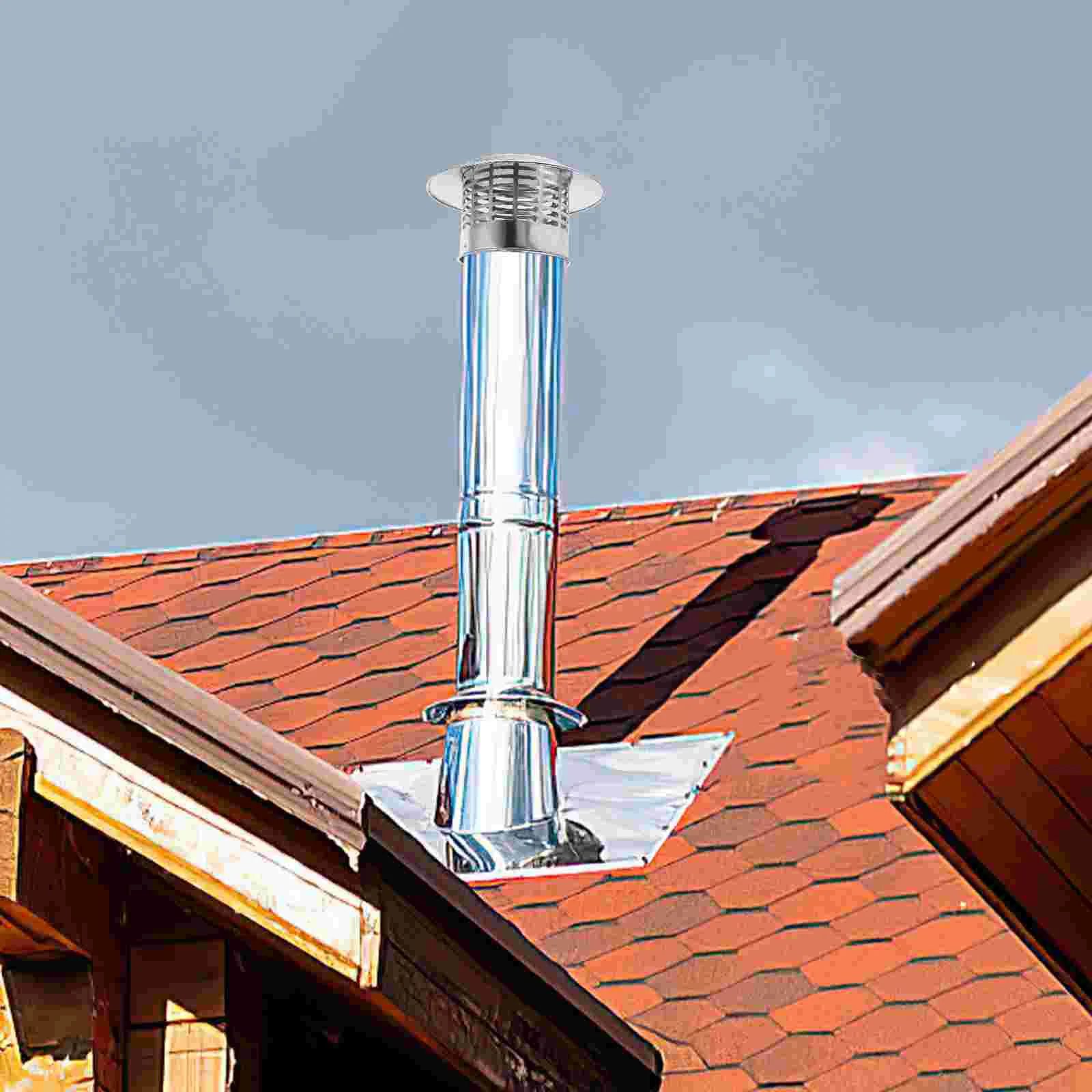 Regenfeste Entlüftungskappe, 160 mm, kreisförmige Ablufthaube, Kamin, wetterfeste Abdeckung, Dachentlüftung, regensicherer Schutz, Kanalisierung, Belüftung