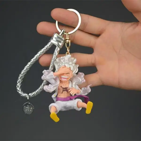 One Piece Nika D. Luffy Keychain Pendant Cartoon Anime Car Accessories Doll Gift Backpack Accessories Birthday Gifts In Stock