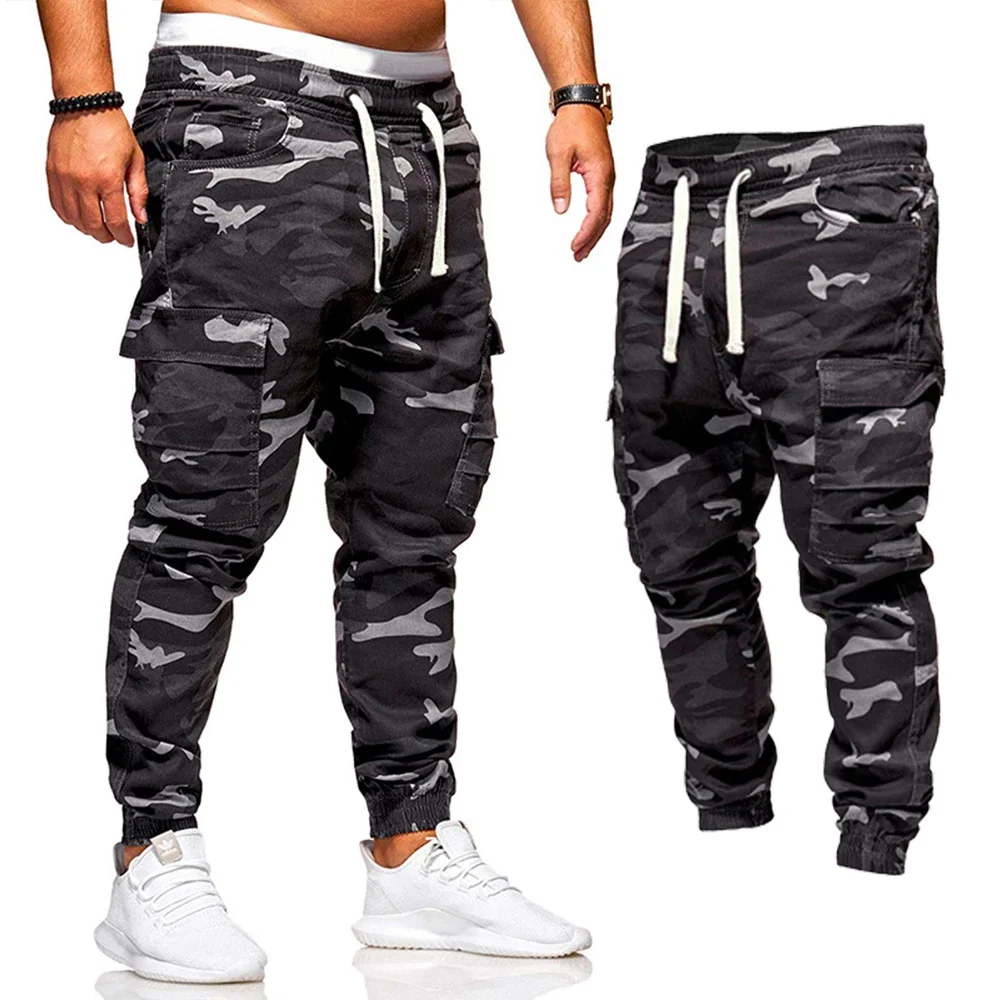 

Men's Camouflage Cargo Pant Sweatpants Large Size 4xl Casual Joggers Trousers Hip Hop Army Green Camo Pants Streetwear