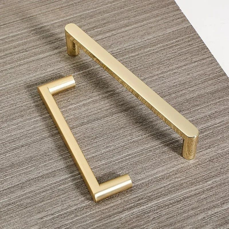 Moderne Minimalistische Zinklegierungsgriffe für Schränke, Kleiderschränke, Schubladen, Schuhschränke, Bücherregale, Schranktürgriffe – Detail 3
