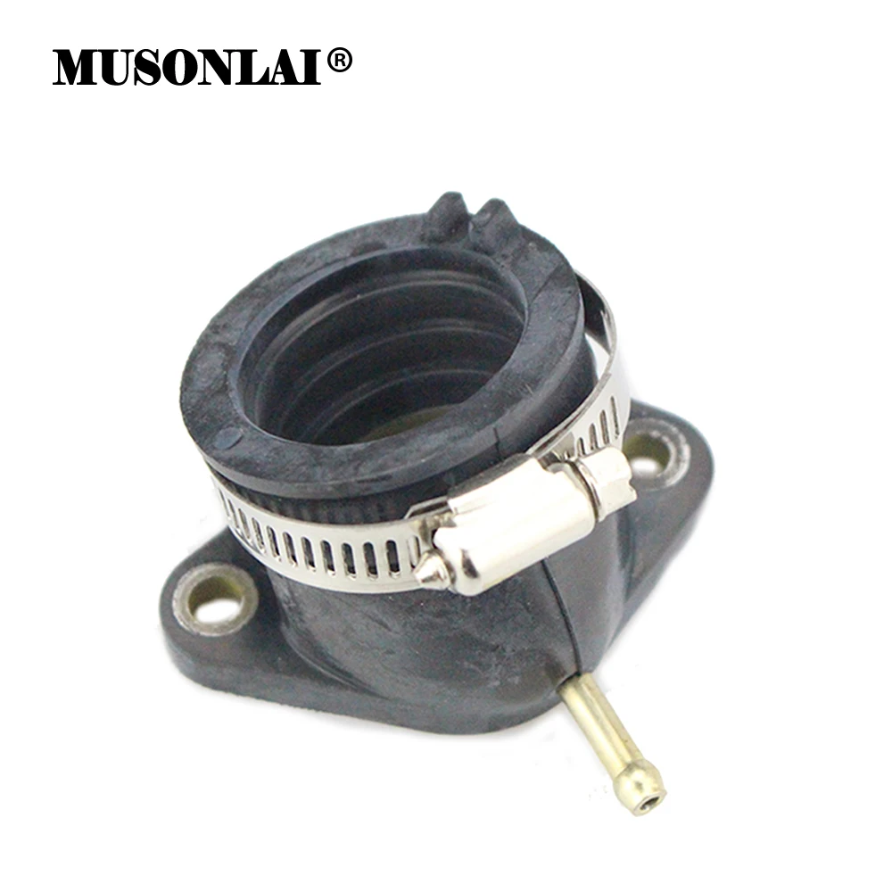 Motorcycle Carburetor Rubber Interface Intake Manifold Joint Adapter 16210-KS4-840 For Honda CH250 Elite CN250 Helix