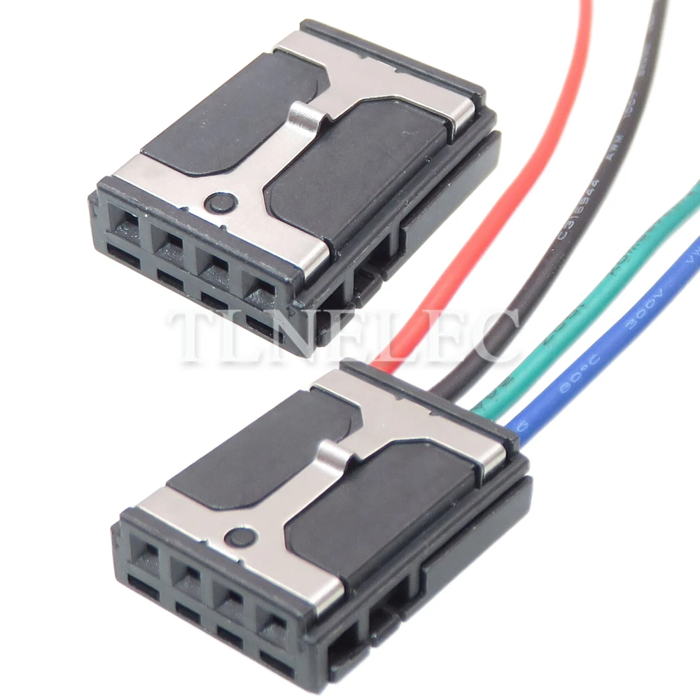 4 Pin Way drut samochodowy uprząż gniazdo z przewodami Auto Unsealed złącza 8E0971832 1534130-1 1534131-1 8E0972643