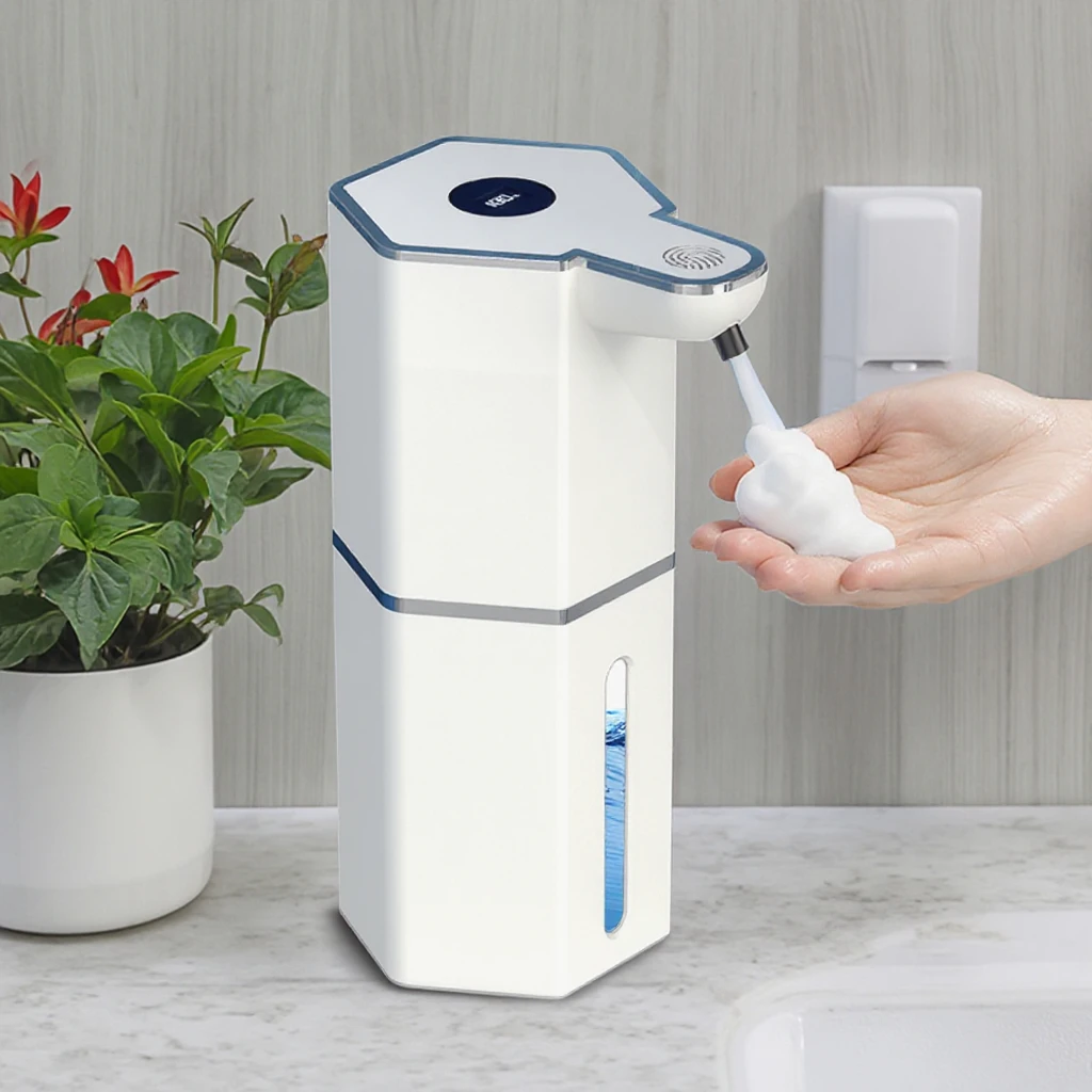 

USB Charging Wall Mount Automatic Hand Soap Dispenser Touchless Sensing Foaming Liquid Dispenser for Hotels Household Use