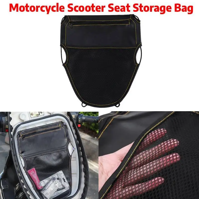 

For KYMCO Xciting 400 S 400i 400S 300 i 250 500 Downtown 350 200 Motorcycle Under Seat Storage Bag Pouch Organizer Tool Bag