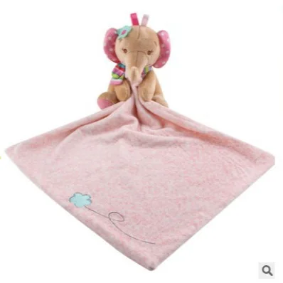 Serviette en peluche mignonne pour nourrissons et jeunes enfants, jouet apaisant, animal de dessin animé, émotionnel