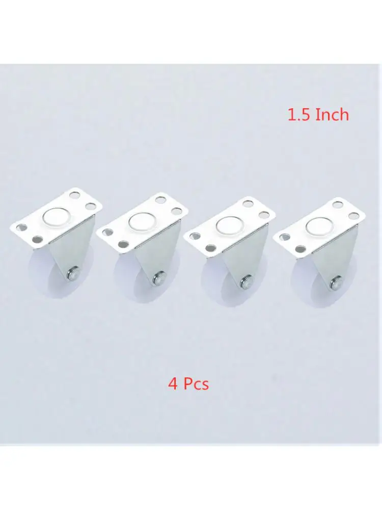 

4 Pcs/Lot 1.5 Inch Steering Wheel Foot White Pp Flat Plate Directional Furniture Diameter 27m Wear