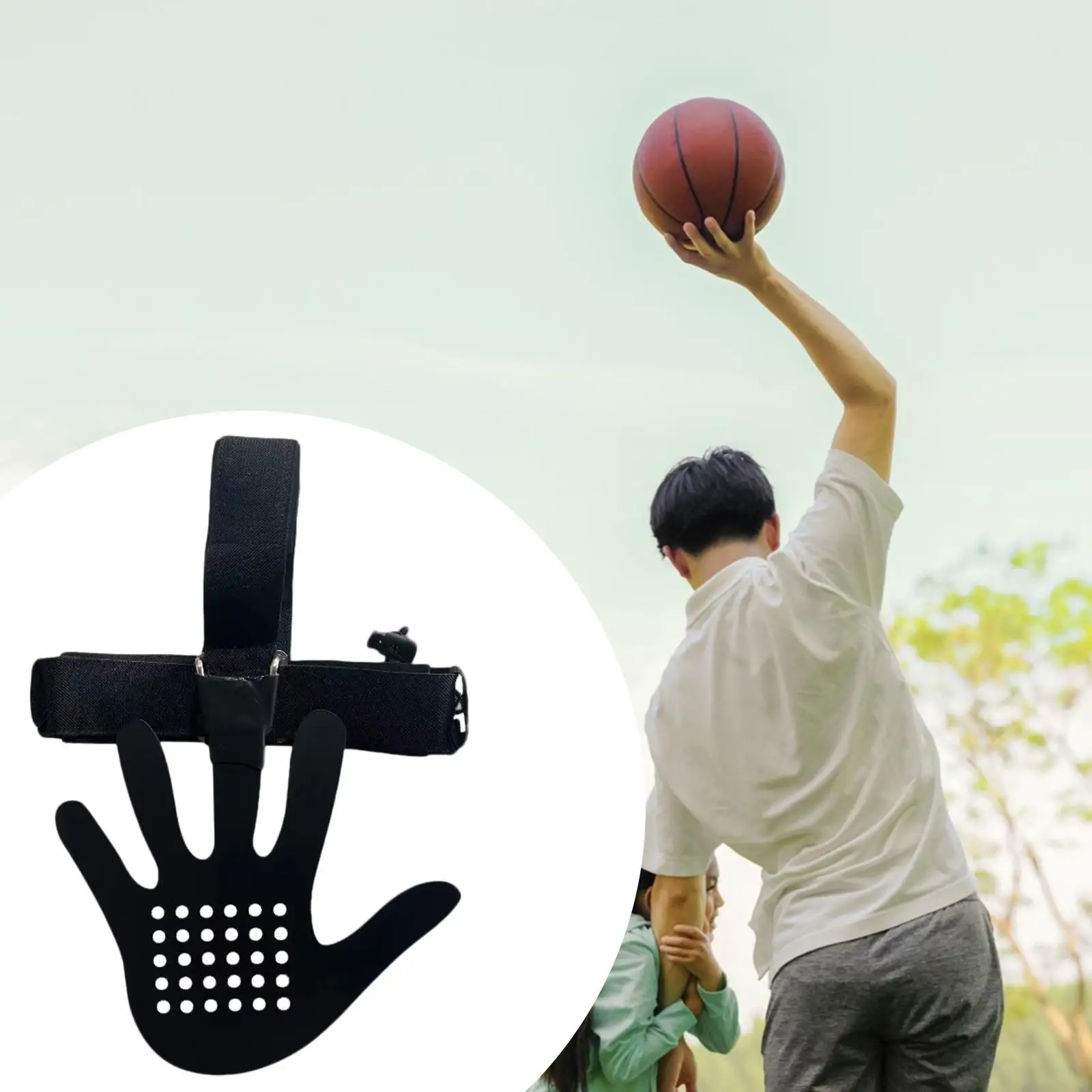 Basketball Training Accessory Blocking Guard Padded Elastic Strap Basketball