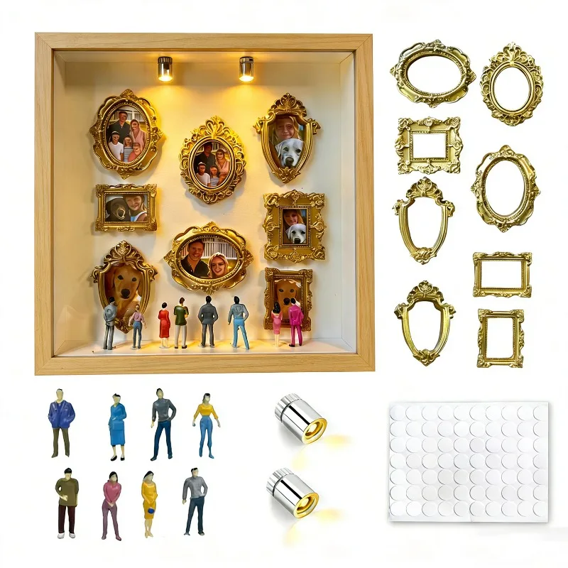 DIY Mini Museum Silhouette Shadow Box Kit