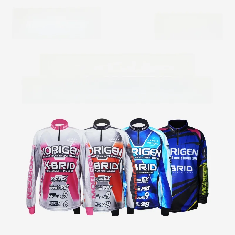 Roupa de Pesca Avançada MORIGEN, Camisa de Pesca de Manga Longa, Rápido Secagem, Respirável, Proteção Solar, Equipamento de P...