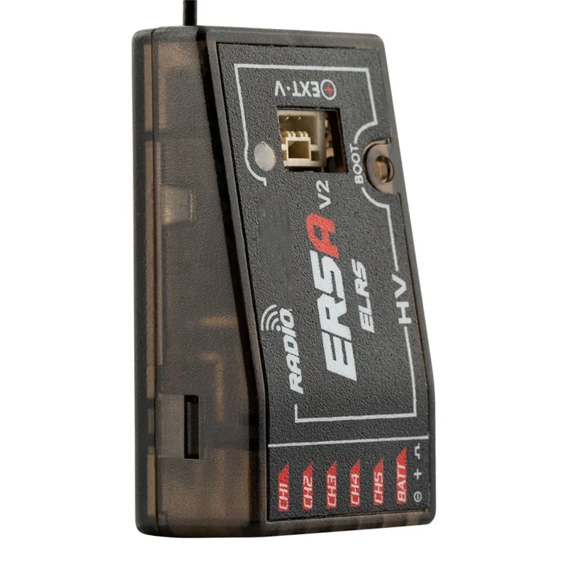 Sqpp-para radiomaster er5a v2 rx receptor 5ch elrs 2.4ghz pwm receptor para rc fpv drone de corrida de asa fixa