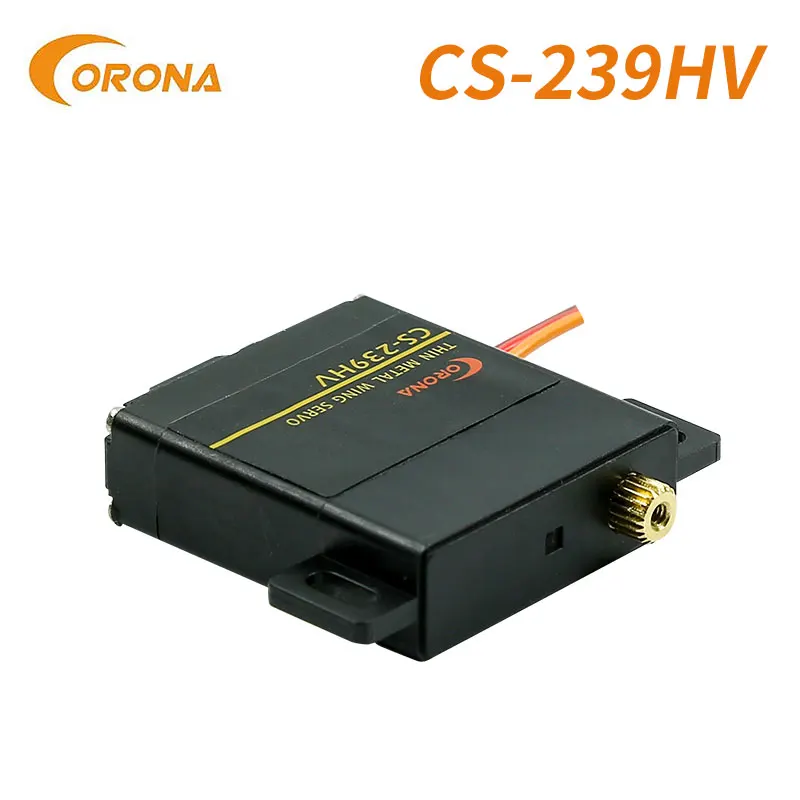 4 Stück Corona CS239HV 4,6 kg / 0,13 Sek. / 22 g Analog Slim Wing Metallgetriebe-Servo – Detail 1