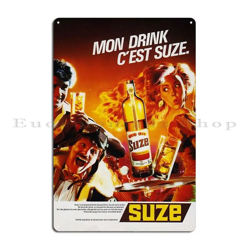 Advertising Poster Suze Vintage Metal Signs Wall Cave Create Wall Decor Personalized Cinema Tin Sign Poster