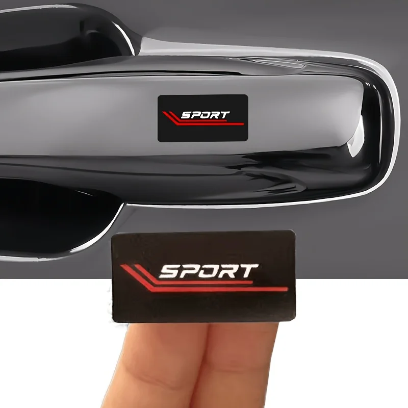 Red Line SPORT Letter Vinyl Car Stickers Universal Auto Air Vent Interior Decor Decals Car Interior Accessories for All Cars