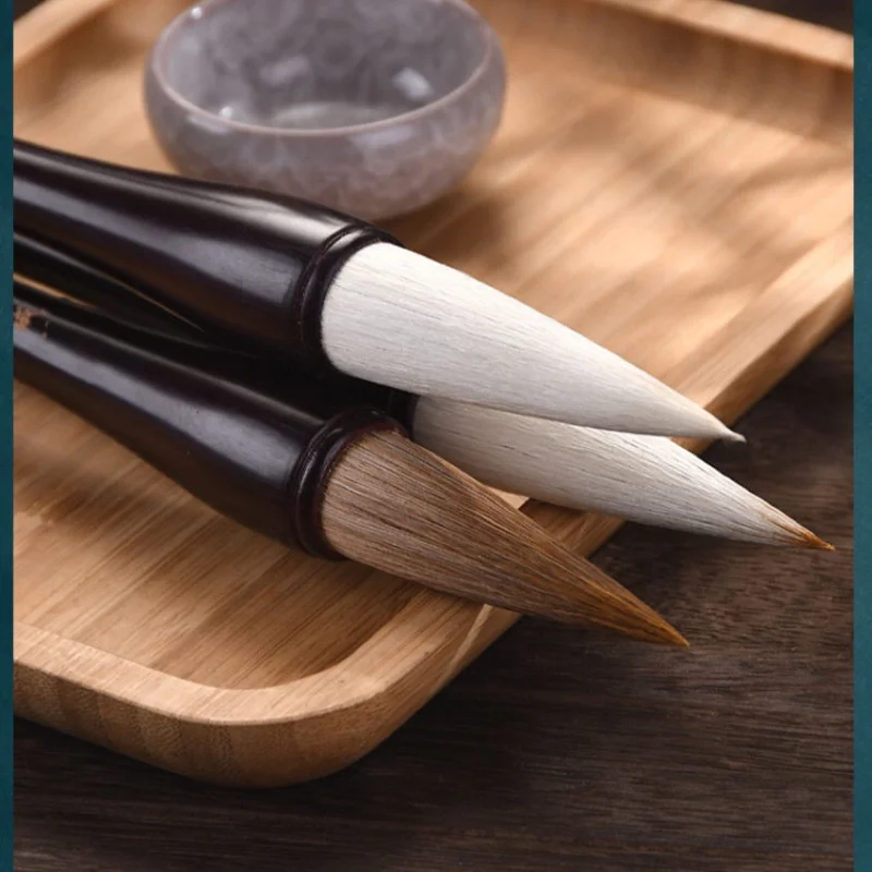 Weasel Hair Wool Hair Lake Brush Chinese Calligraphy Painting Brush Multiple Brush Clerical Script Regular Script Cursive Script