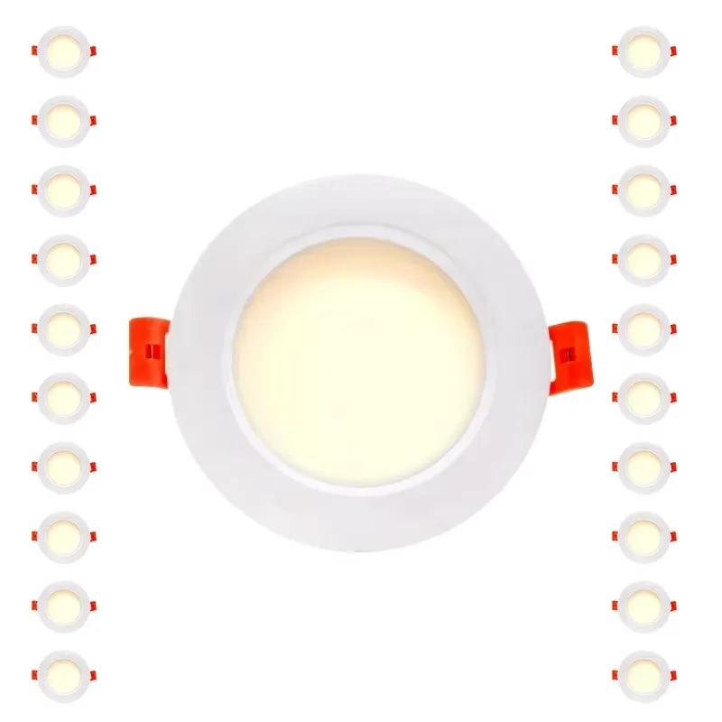 Latest Design Interior Downlight 20 Pack 36w Recessed Installation Light Emitting Diode Ceiling Spotlight