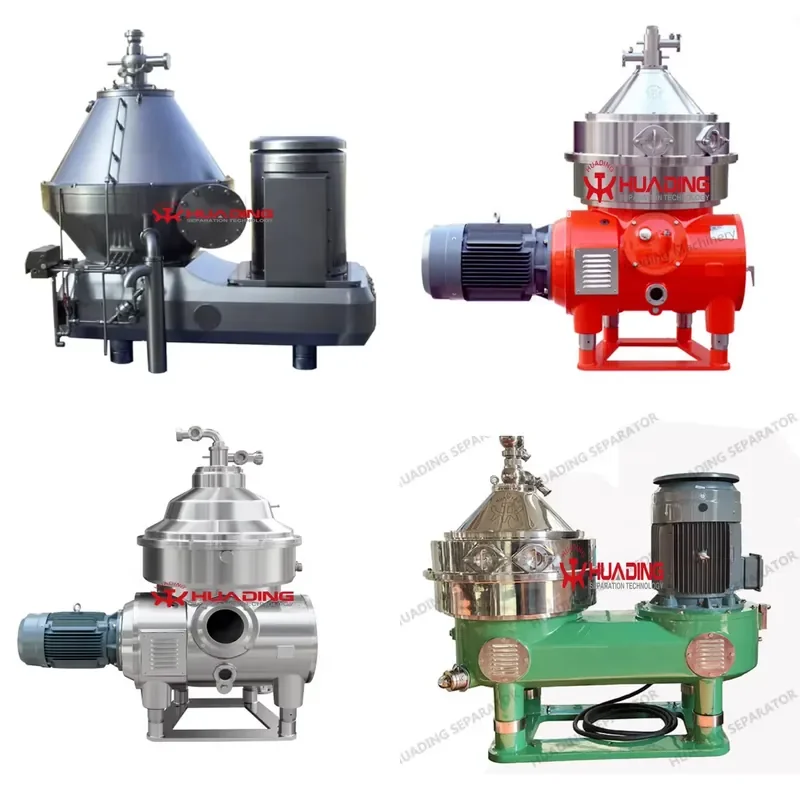 HCY High Quality Dairy Milk Cream Separator Centrifugal Machine Industrial Automatic Continuous Oil Disc Stack Centrifuge