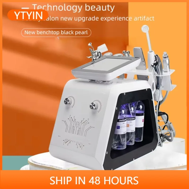 

YTYINHot Selling Multifunctional Handles Facial 9 In 1 Beauty Small Bubble Oxygen Beauty Hine For Analysis Deep Cle