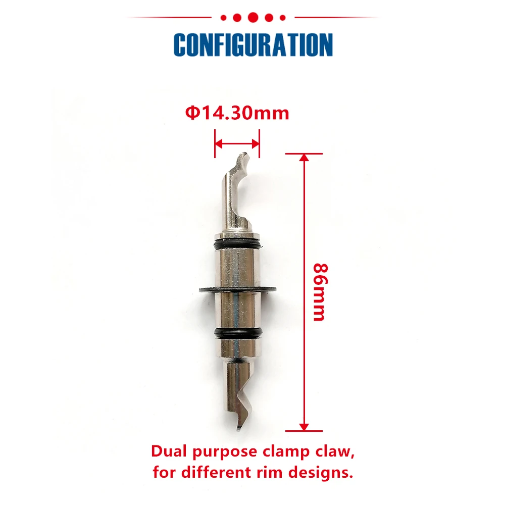 

14.3mm86mm clamp claw compatible to JB or hoffman hunter 3d wheel aligner clamp