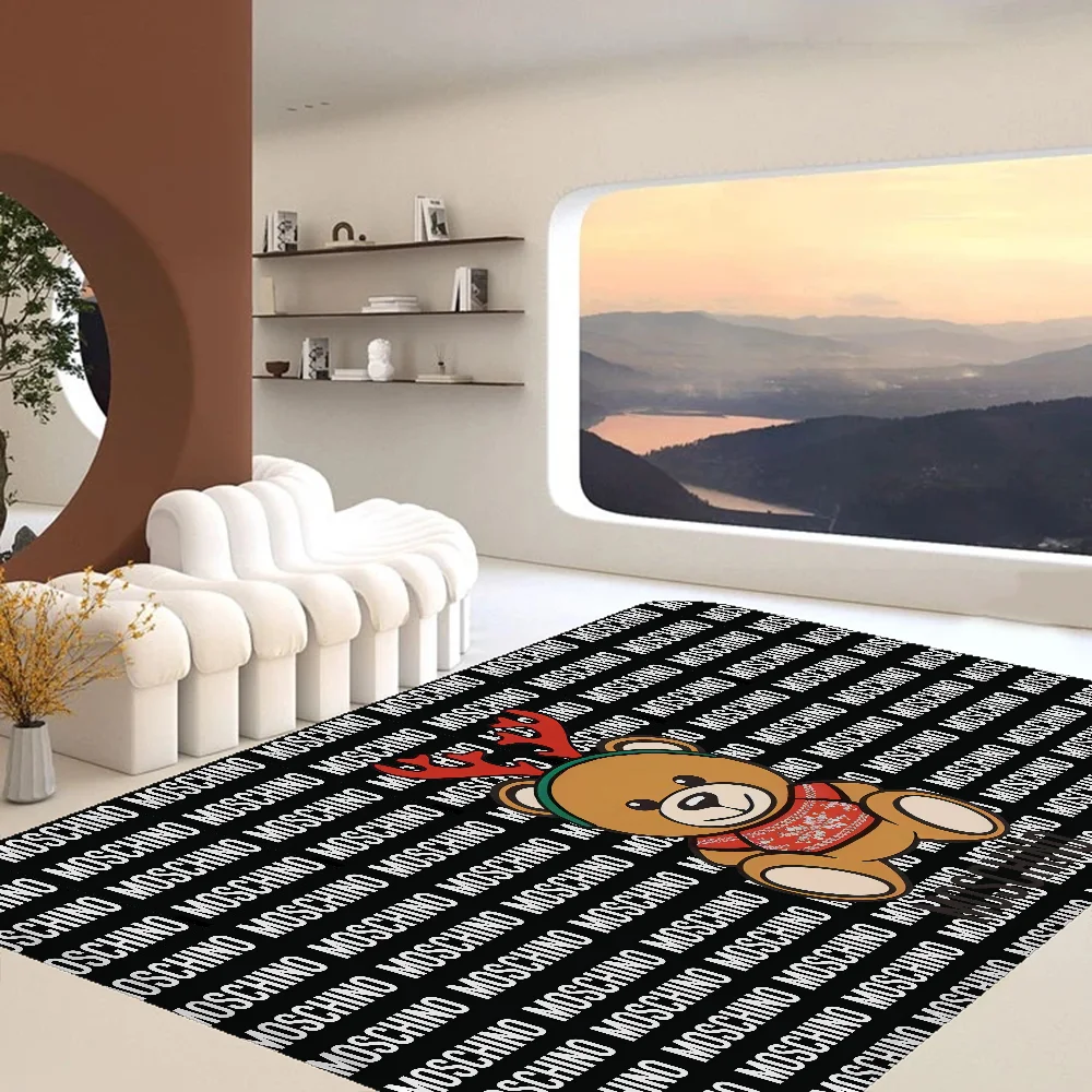 M-Moschinos Hallway Carpet INS Style Soft Bedroom Floor House Laundry Room Mat Anti-skid Bedside Area Rugs