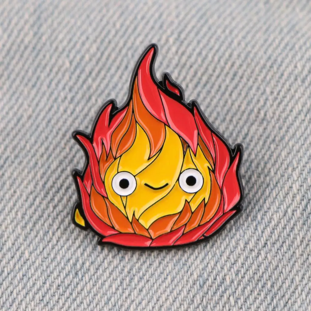 Cute Fire Anime Movie Enamel Pins Cartoon Brooches For Women Lapel Pin Backpack Bags Badge Clothes Decoration Gifts for Friends