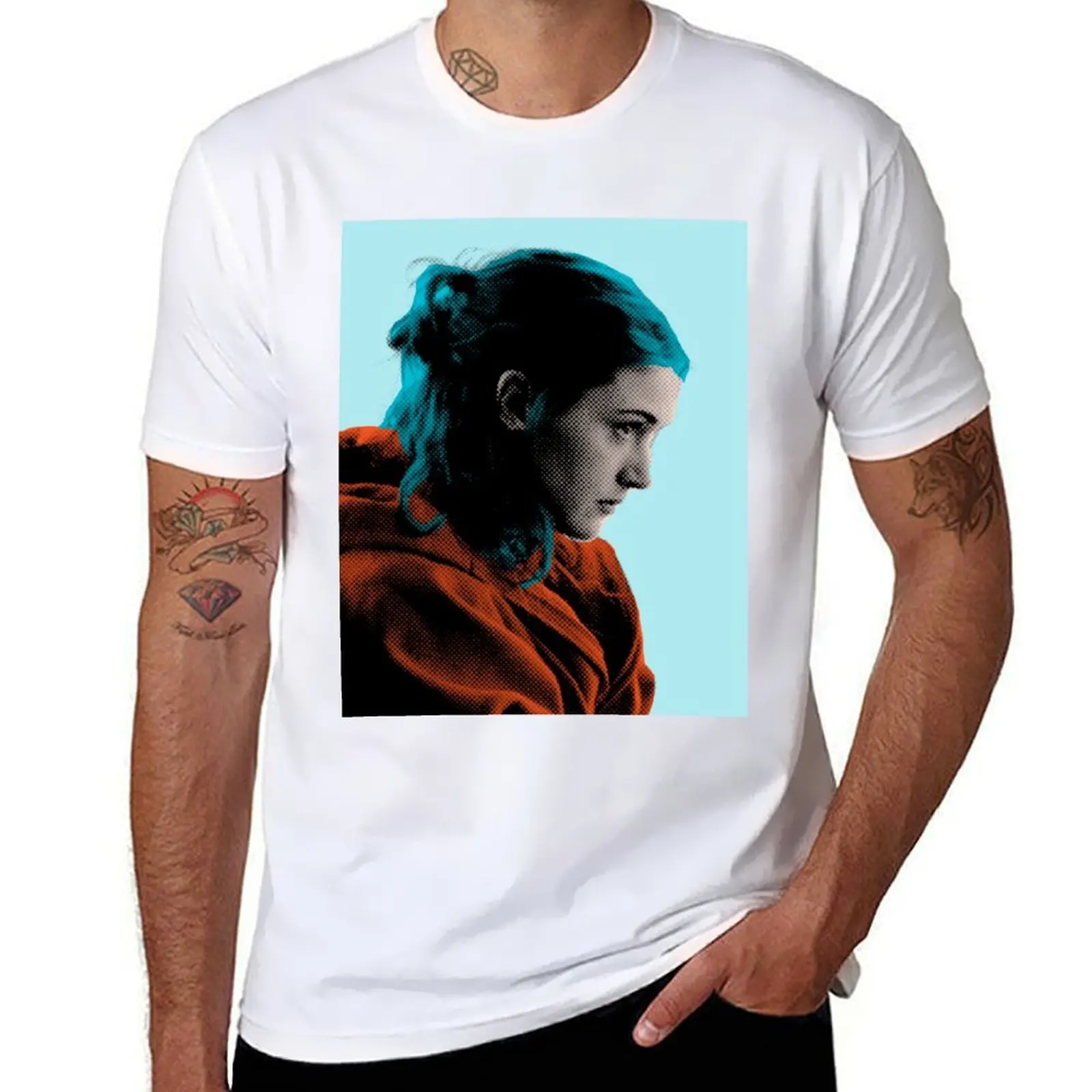 

cotton package black - cotton man man cotton CLEMENTINE shirt for t T-Shirt plain ART t-shirt 100% shirt t men POP