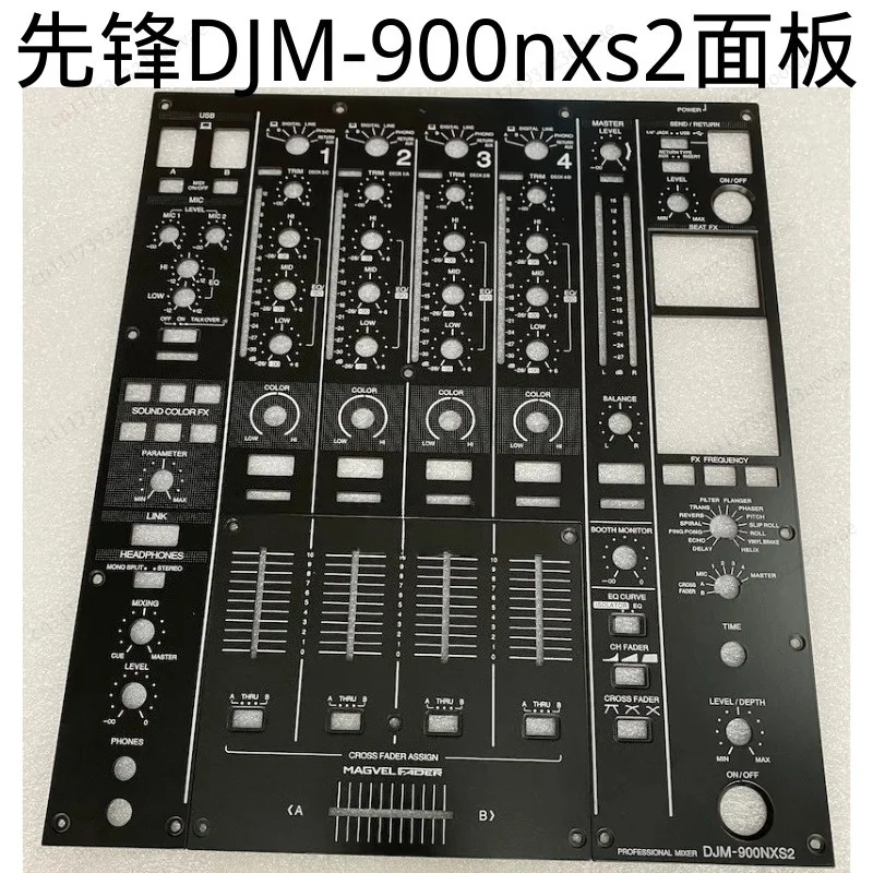 Df Metal Control Panel Black Faceplate for DJM 900NXS2, Replacement Parts