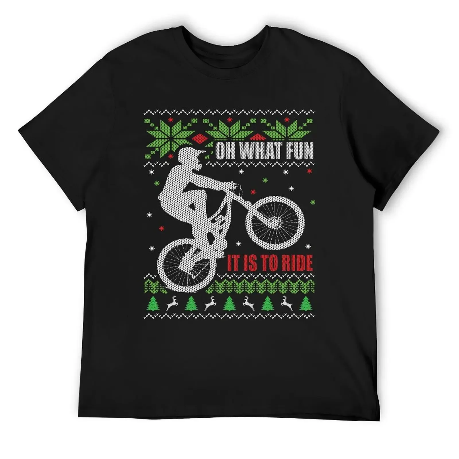 

Mountain Bike Ugly Christmas T-Shirt sweat Blouse animal prinfor boys quick drying mens graphic t-shirts funny