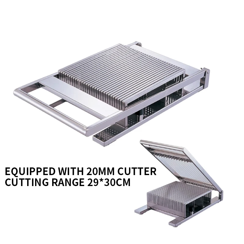 

Stainless Steel Chocolate Cutter Machine Soft Sweets Cheese Block Cutting Machine Manual Operation Chocolate Dividing Machine