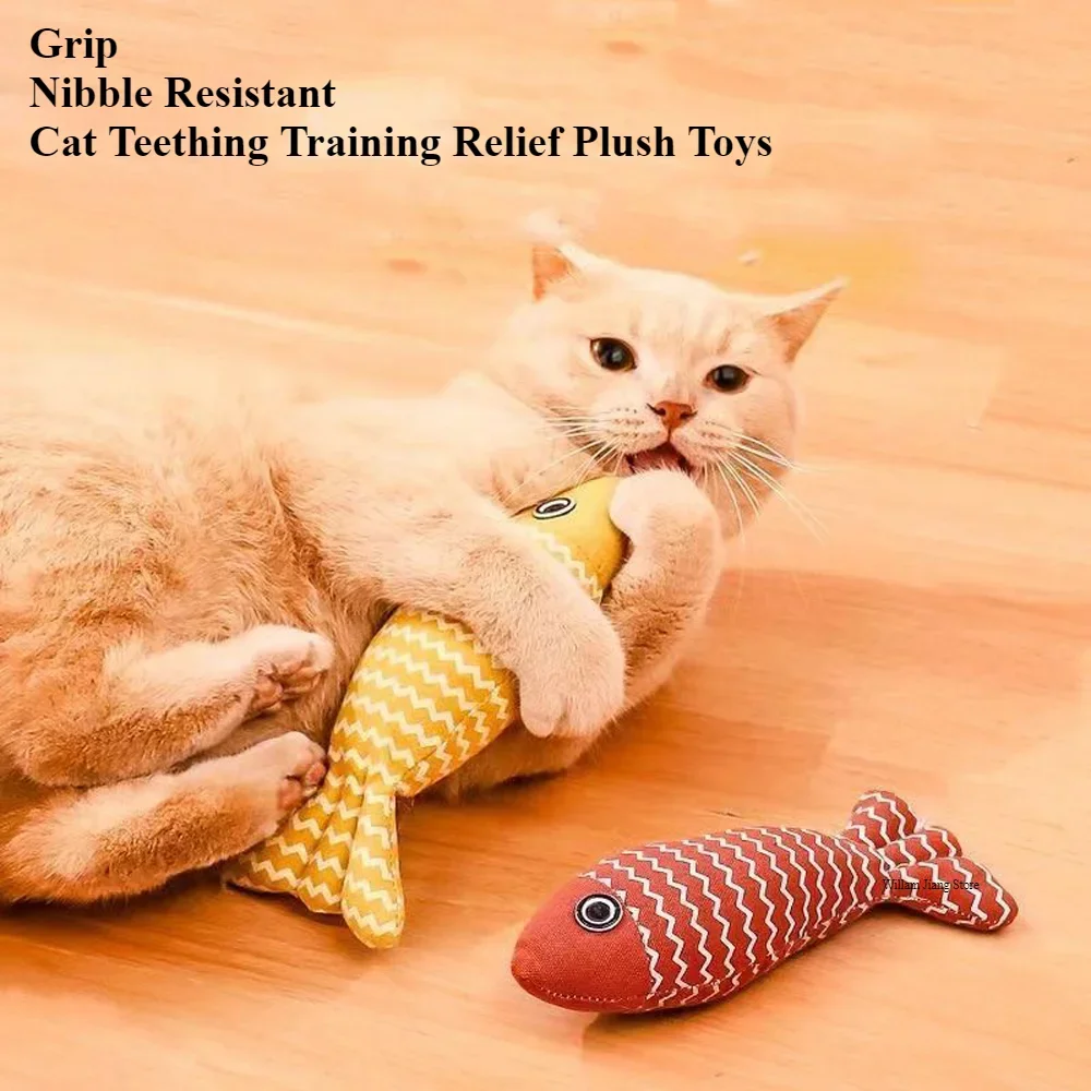 For Cat Toys Cast Toy Catnip Interactive Teething Chew Toy Fish Shape Pet Pillow Cats Supplies Gatos Аксесуари Для Котів Petshop