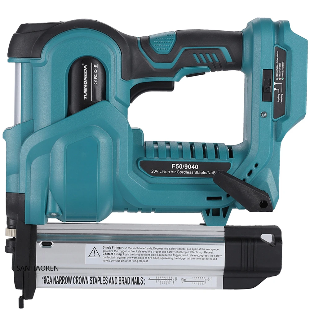 

202520V Battery Cordless Heavy Duty Nail Gun No Gas Required Strong for Concrete & Steel-Industrial & DIY Grade