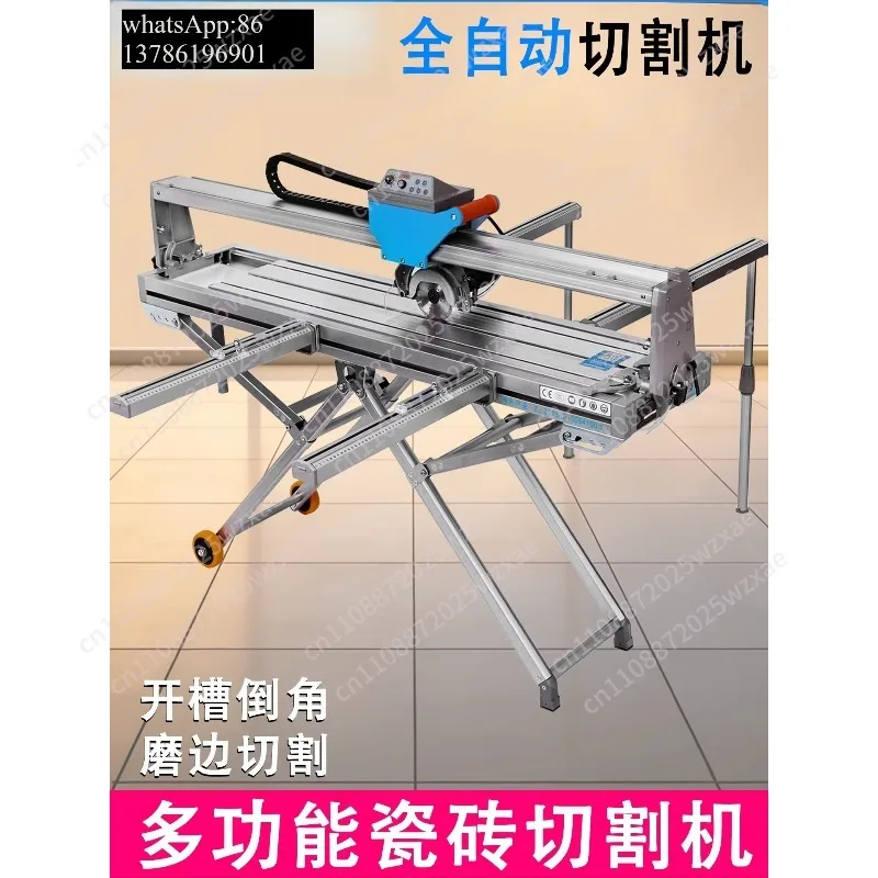 automatic stone cutting machine qx-zd-1200/800/1000 marble tile cutting machine, portable table saw cutting machine