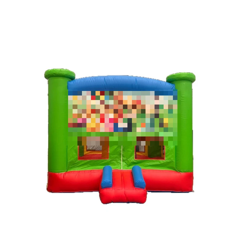 

Inflatable Castle Home Small Naughty Castle Indoor and Outdoor Playground Trampoline Slide Jumping Bed