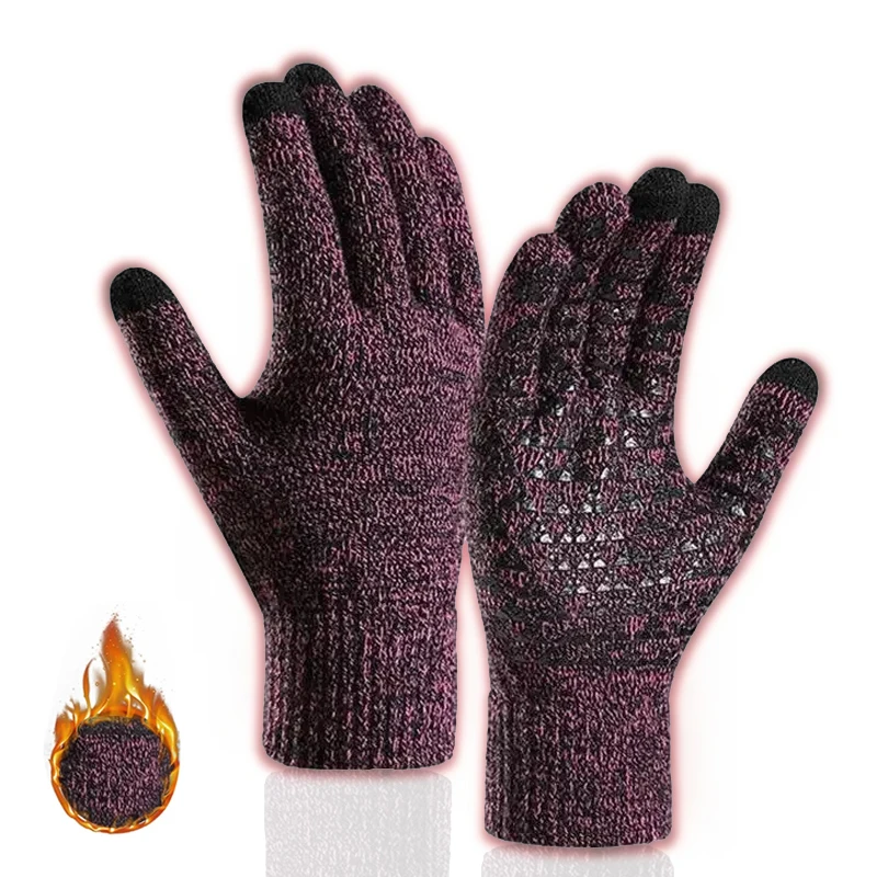 Winter Motorcycle Gloves Guante Heating Gloves Hand Warmer Full Finger Glove Guantes Moto Non-slip Riding Gloves for Fishing