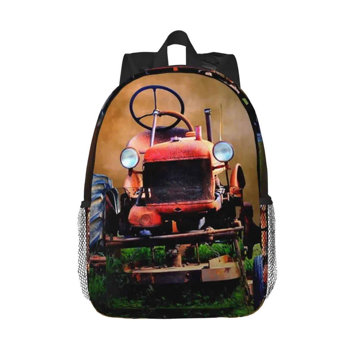 

Rusty Old Tractor Backpack Hot Sale Daypack Large Capacity Boys Girls BookBag Shoulder Bags for Men Women Kids School Bag