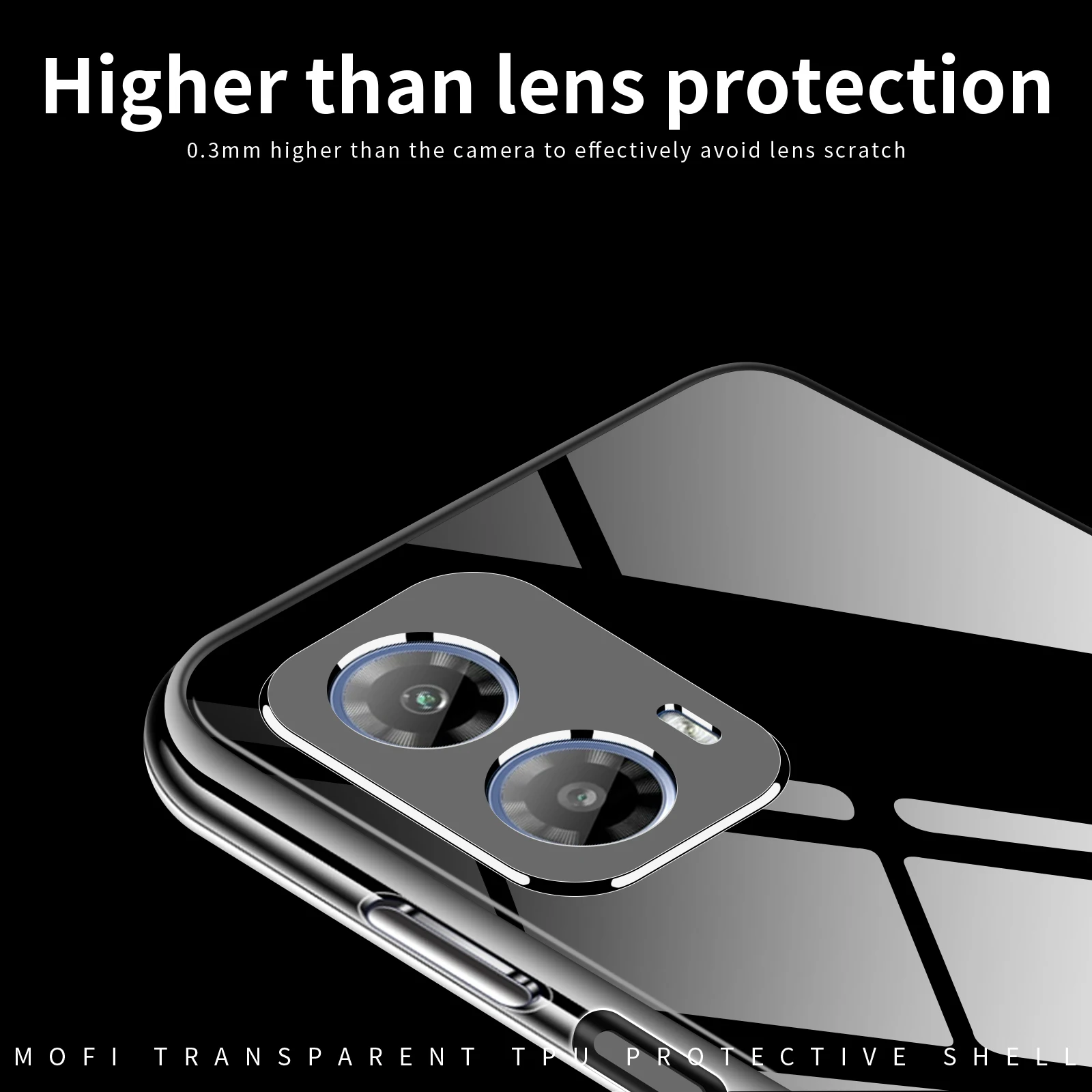 For Motorola Moto G34 5G Case MOFi Ultra Thin Soft TPU Clear Back Cover Phone Cases For Motorola Moto G34 image 4
