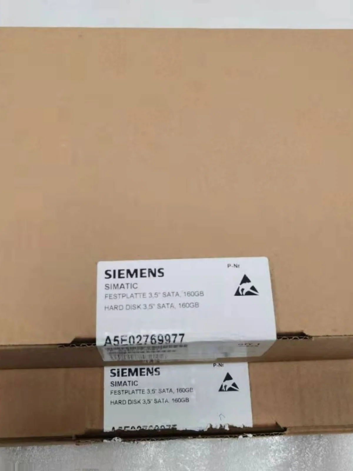 Siemens IPC 160GB Hard Disk A5E02769977 Original Spot Bargaining