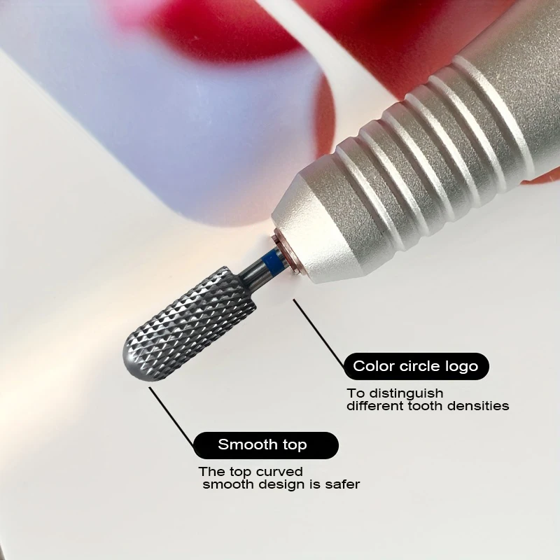 フライスカッタータングステンカーバイドネイルドリルビット電気ネイルドリルマニキュアマシンペディキュア爪やすりアクセサリー