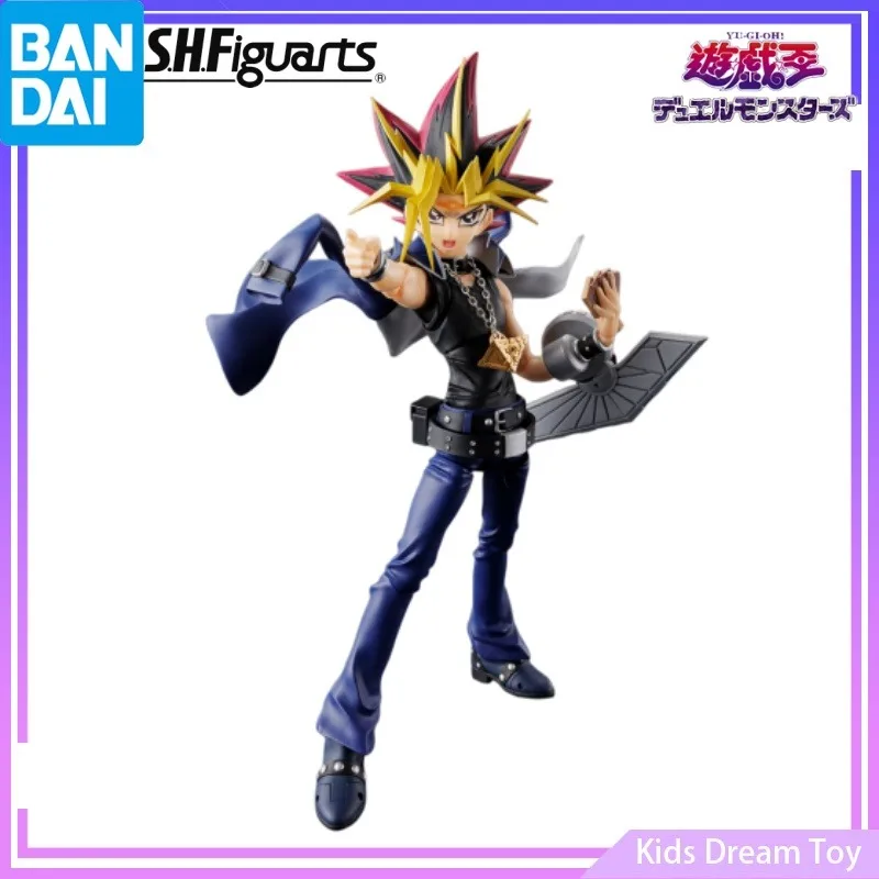 Bandai en Stock Original S.H.Figuarts Yu-Gi-Oh! Duel monstres figurines d'anime YAMI YUGI figurines d'action jouets modèle à collectionner cadeau