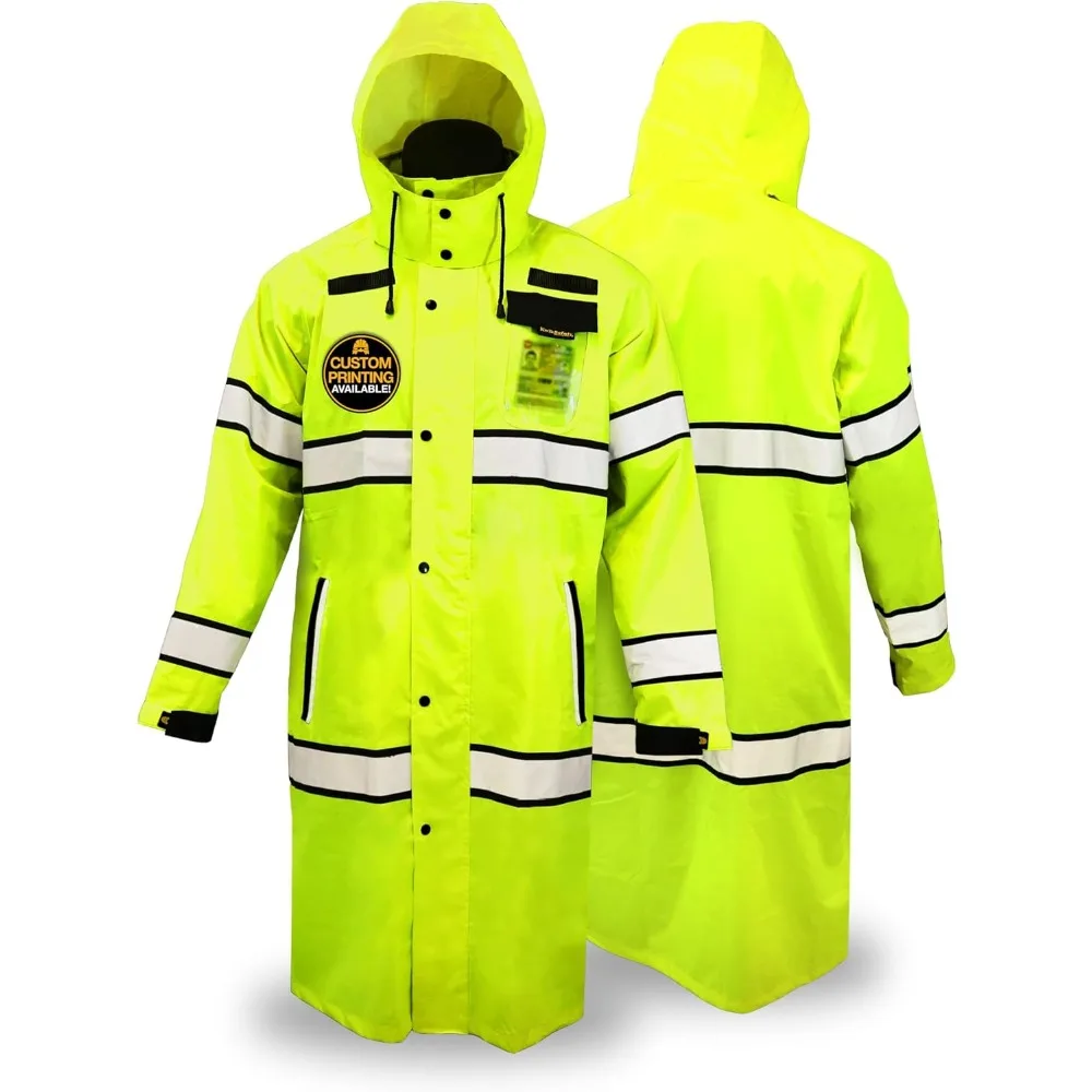 

- Charlotte, NC - Куртка от дождя TORRENT и плащ ANSI OSHA Class 3, куртка повышенной видимости Hi Vis Rain Gear